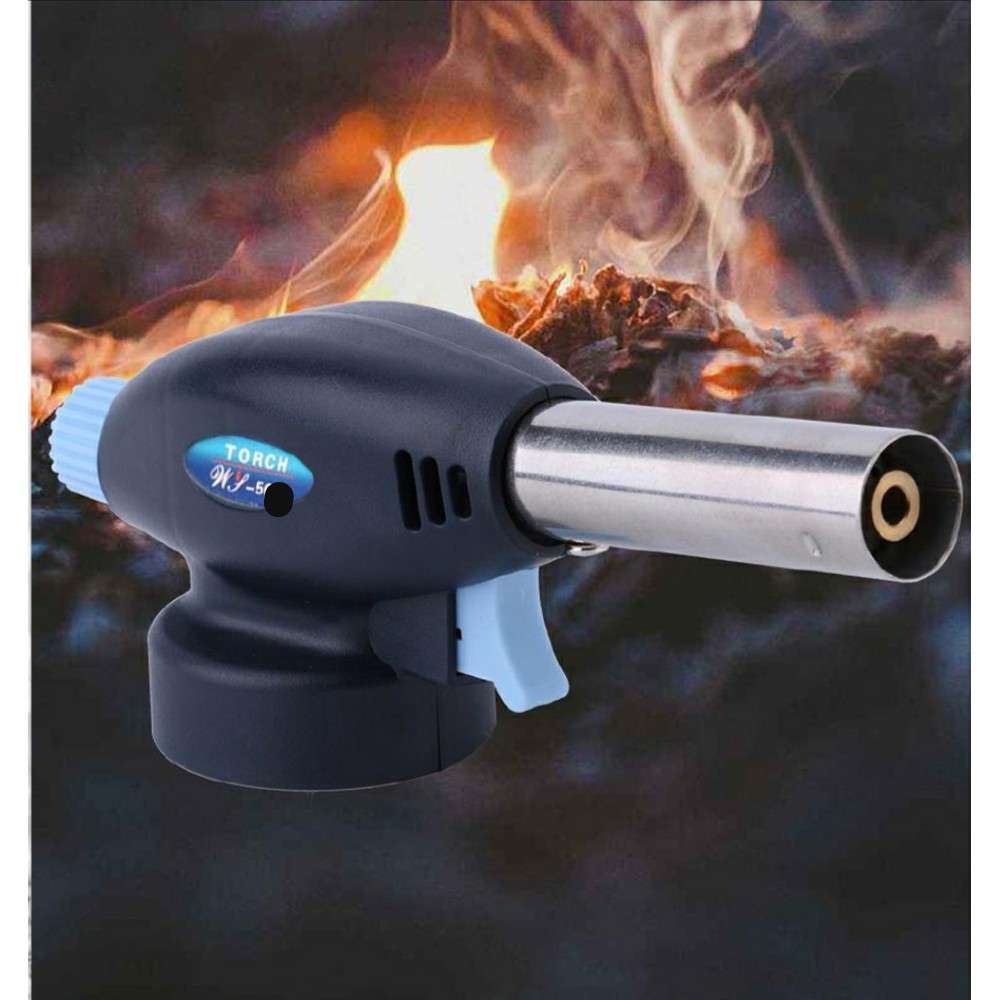 915 Metal Flame Gun Welding Gas Torch Lighter Heating Ignition Butane Portable Camping Hiking Pistol