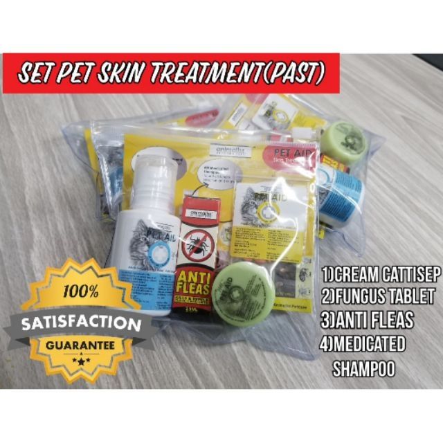 FUNGUS AND FLEA-SET PET SKIT TREATMENT(PAST)  Shopee Malaysia