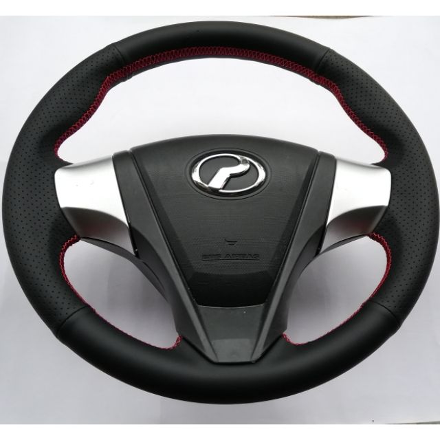 Pembalut Stereng/ Steering Wheel Cover Perodua Axia/Bezza Shopee Malaysia