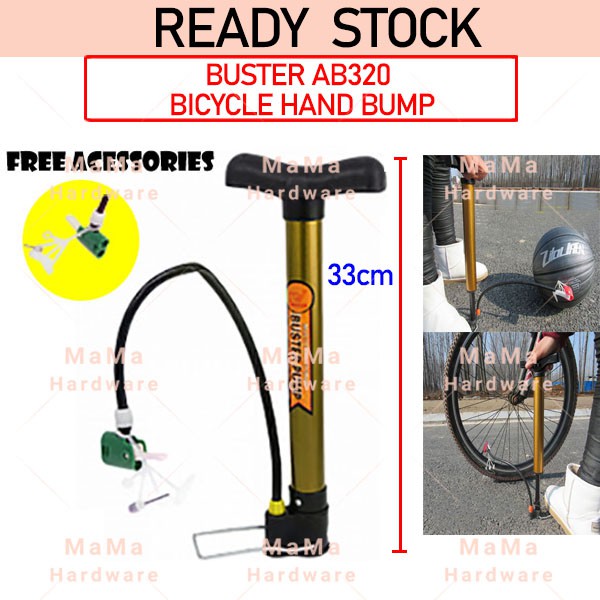 BUSTER Bump Bicycle Bump Cycling Air Pump Hand Pump Hand Bump Cycling
