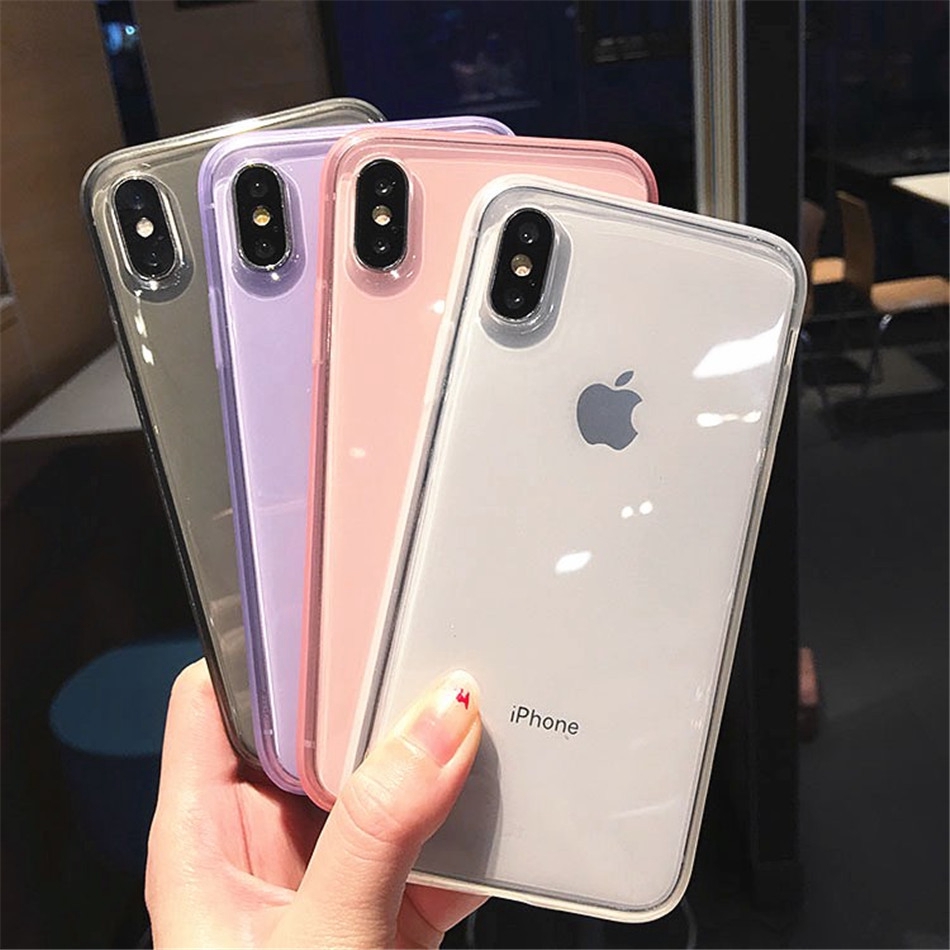 Candy Macacon Colors for iPhone 6 6s Plus Case 7 8 Plus X XS XR XS Transparent Cover | Shopee Malaysia