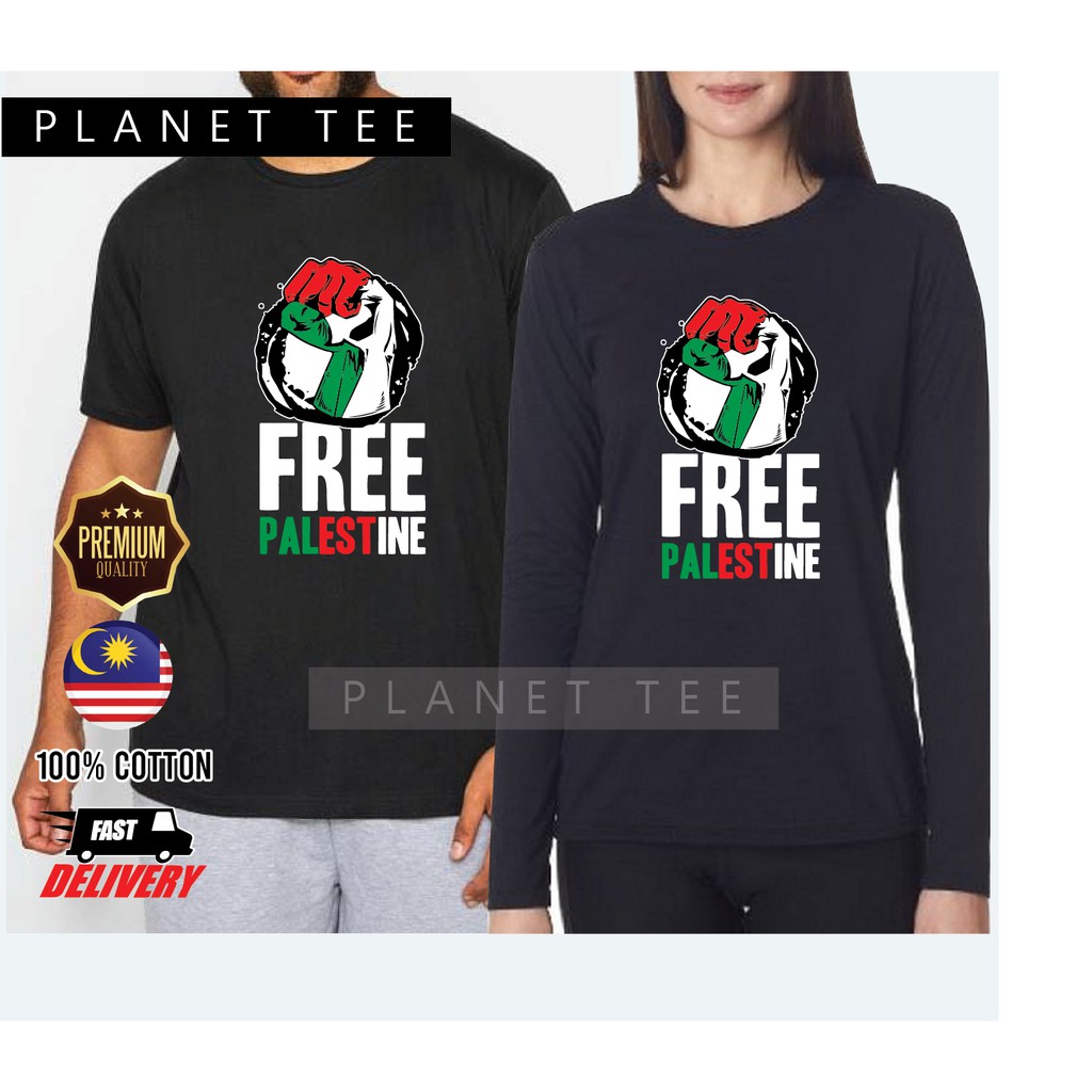 BAJU PALESTINE GAZA DESIGN T-Shirt Cotton Baju Palestin Cotton lelaki dan perempuan