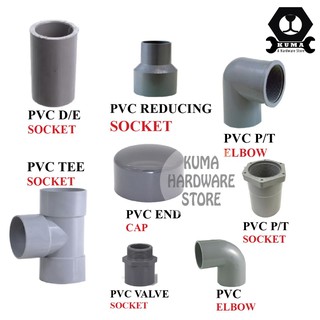 PVC D/E SOCKET/PENYAMBUNG (PIPE FITTING) | Shopee Malaysia