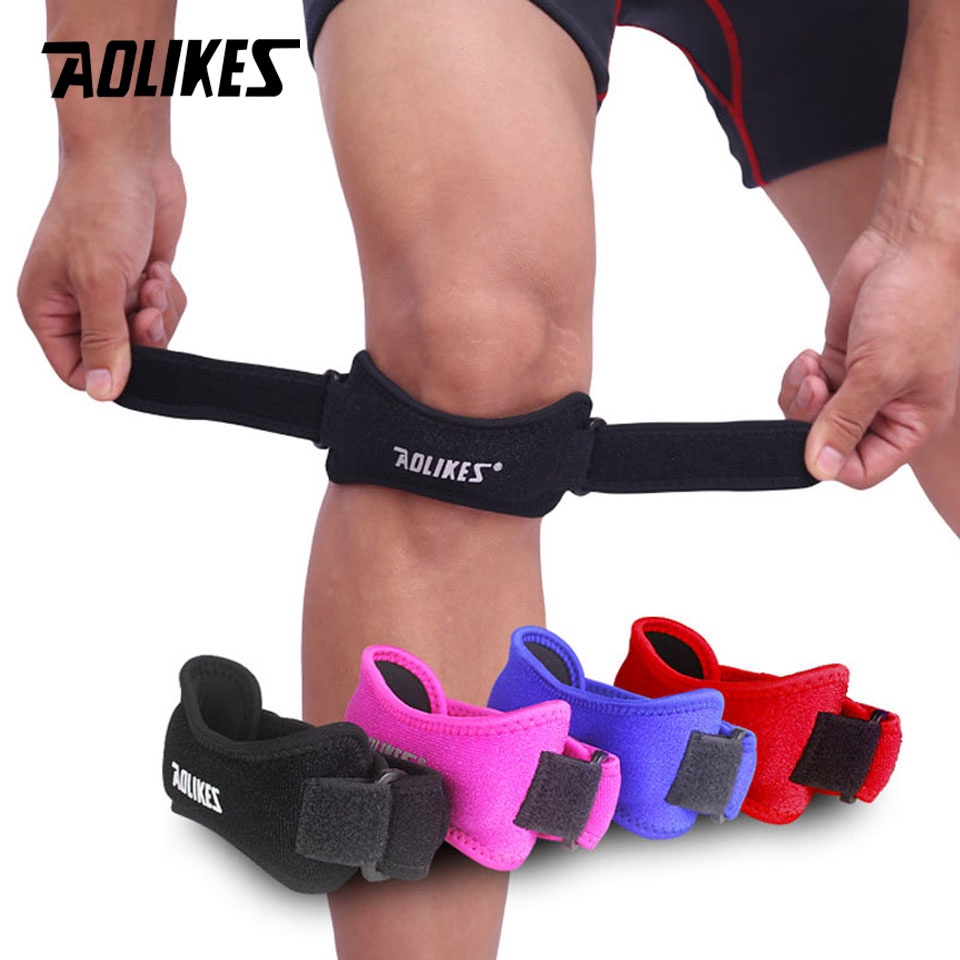 Aolikes Adjustable Patella Knee Protect Support Strap Belt (1 Pc)