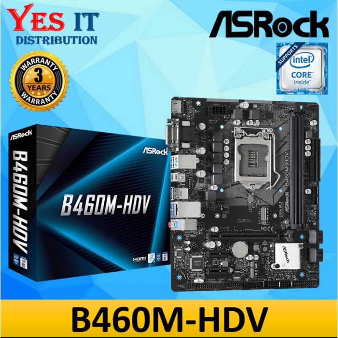 Asrock b460m hdv обзор