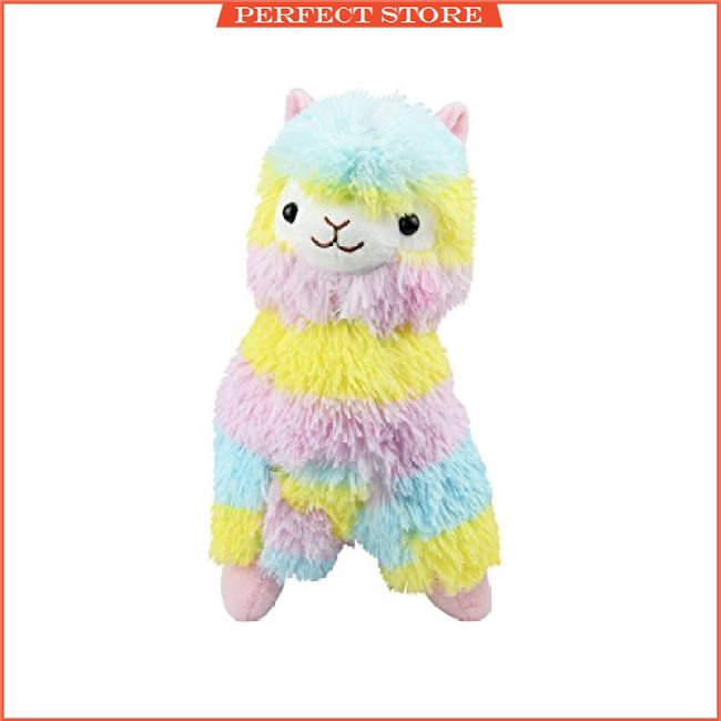 giant rainbow llama plush