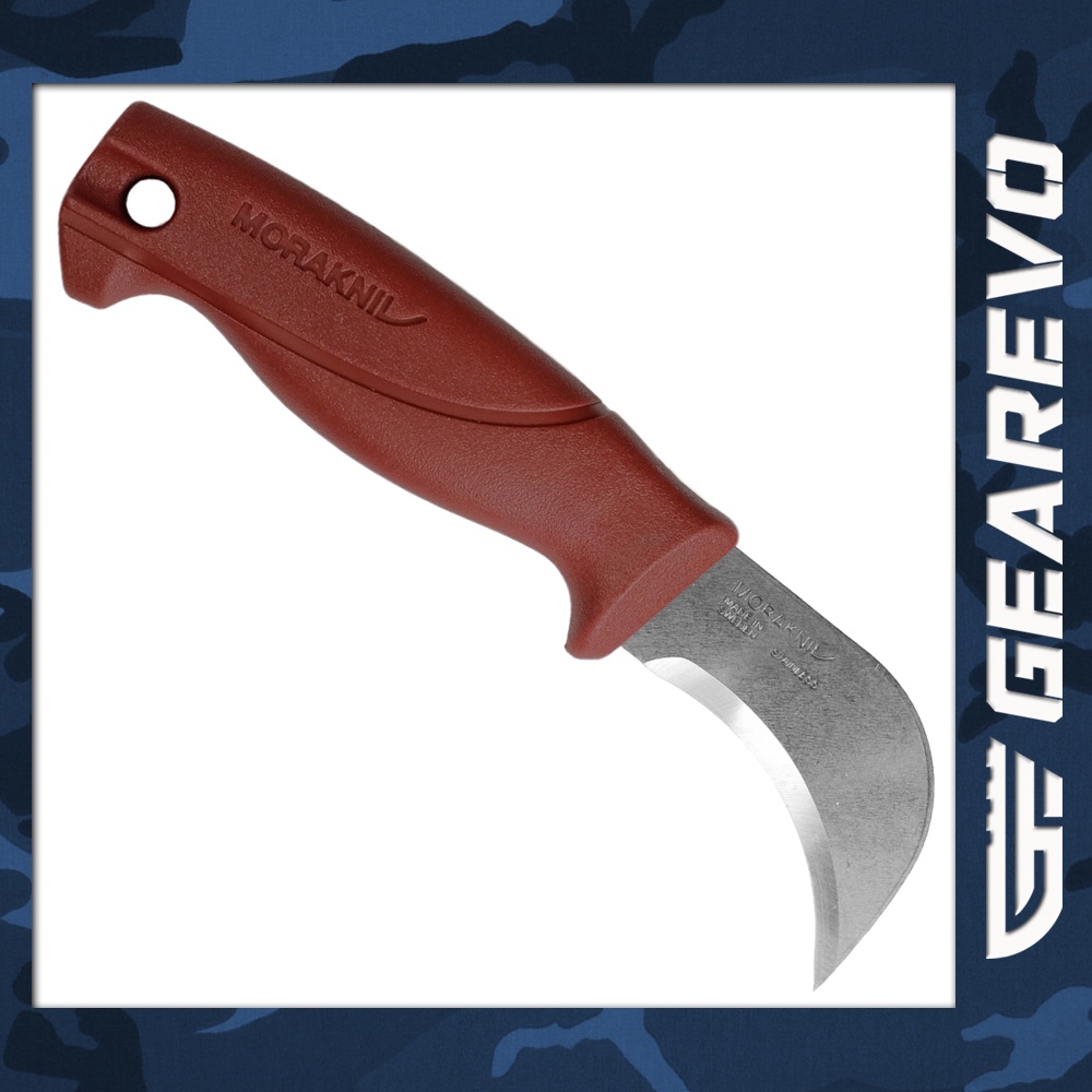 (New!) Mora Roofing Felt / Carpet Knife Stainless Steel Red Color (13235) Shopee Malaysia