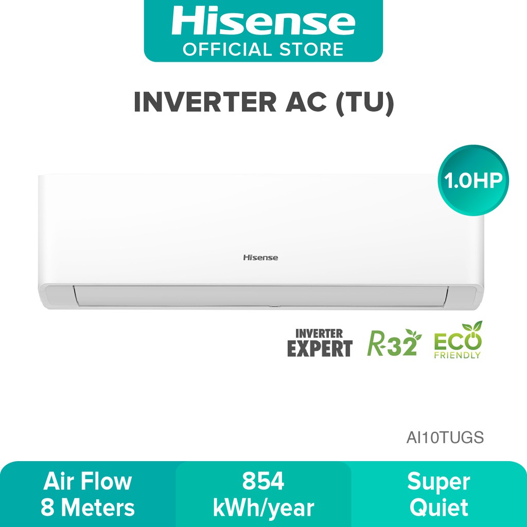 Hisense Standard Inverter Air Conditioner R32 Ai10tugs Beecost 2370