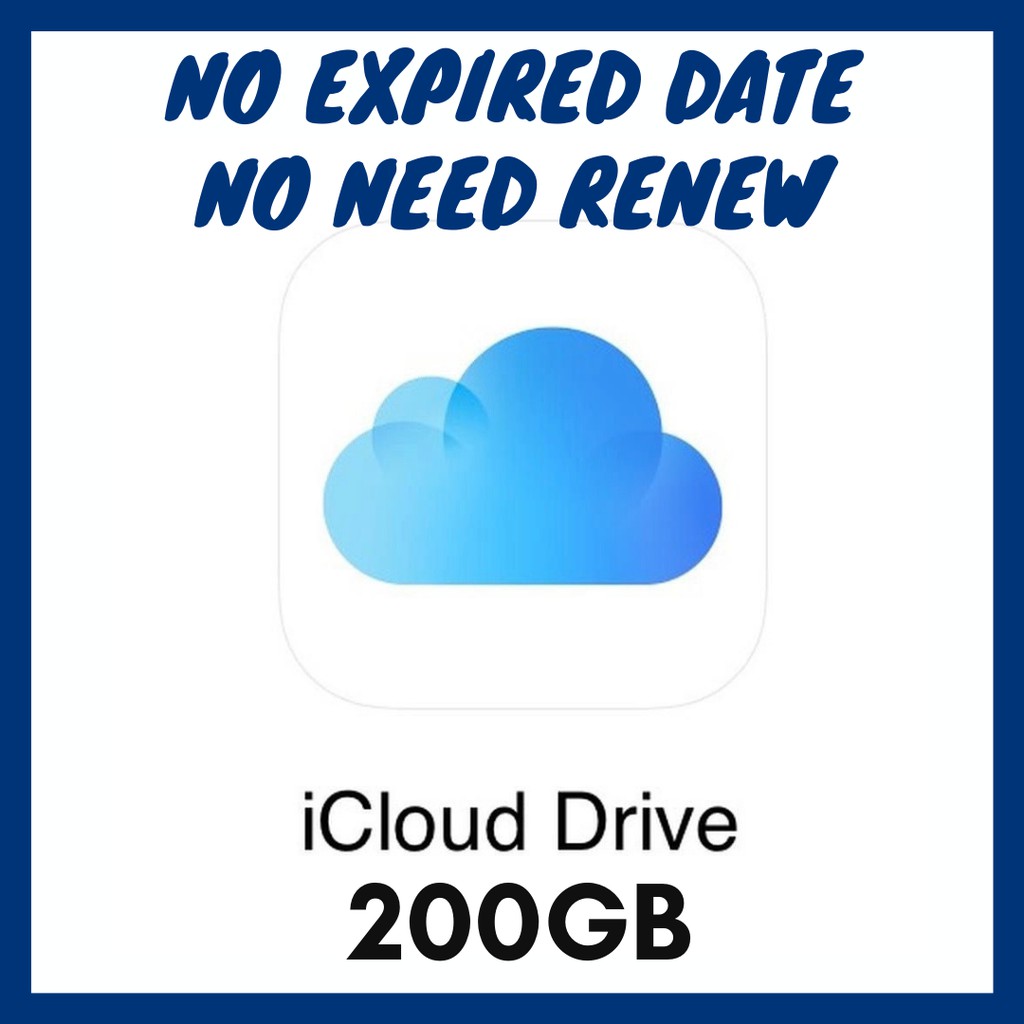 iCloud 200GB apple icloud storage Lifetime Official Activation iphone