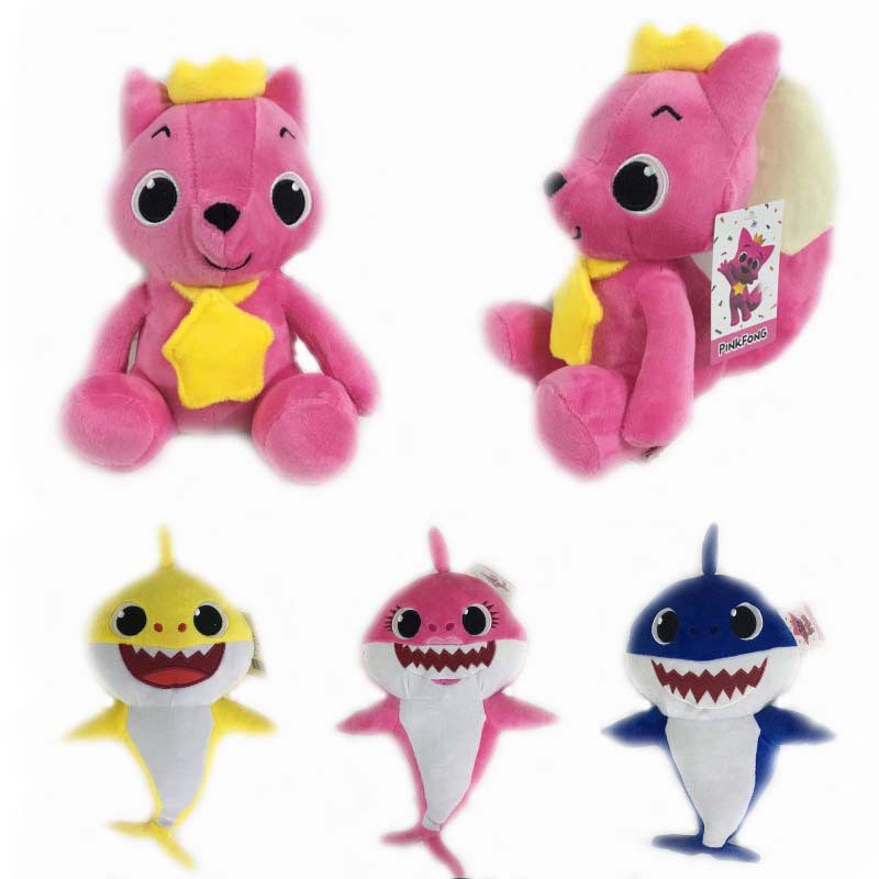 pinkfong baby shark singing plush doll english