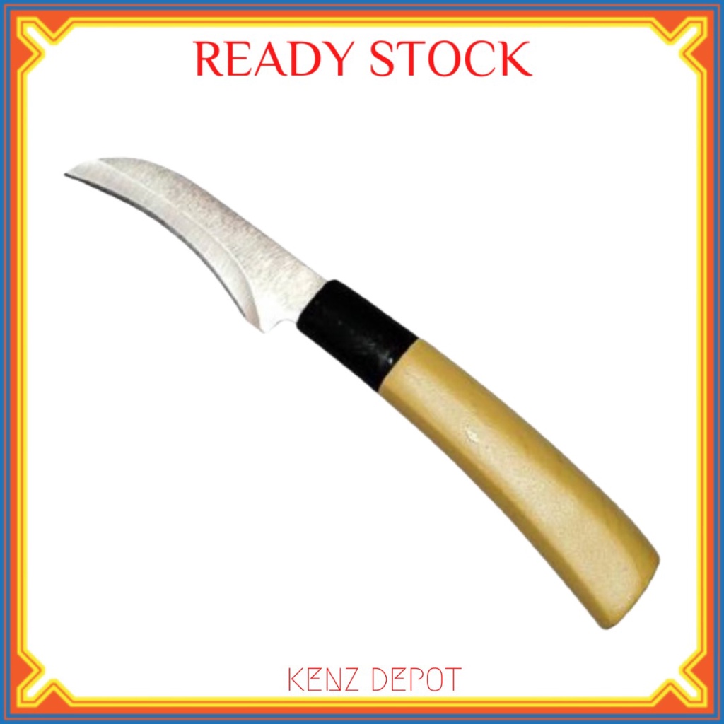 19cm MultiPurpose Kitchen Curved Edge Knife / Fruits Knife / Fruits