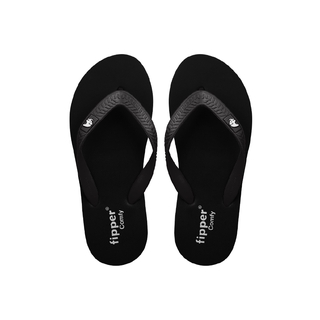  Fipper Slipper  Comfy Rubber for Men in Black Shopee Malaysia