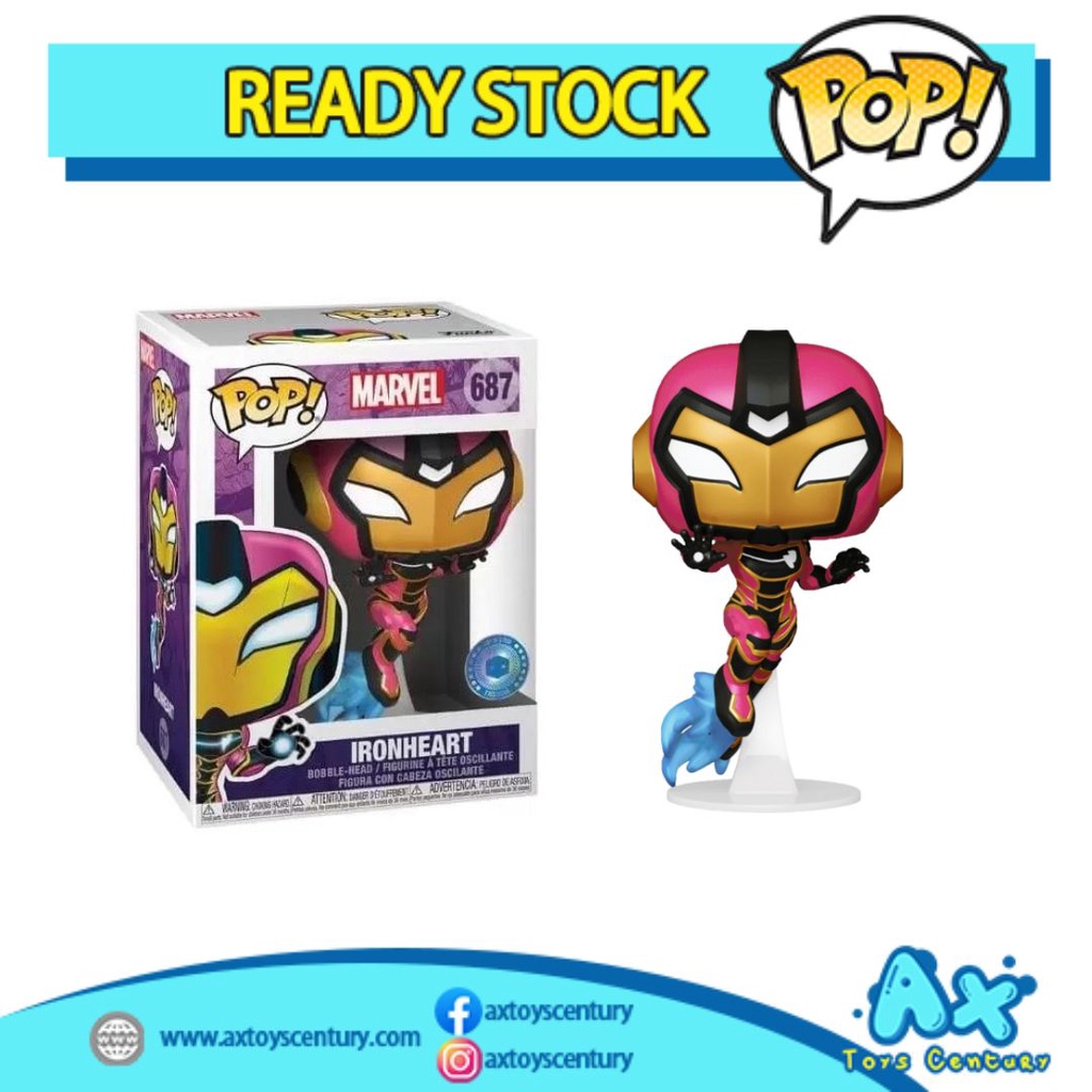 Funko Pop! Marvel - Ironheart #687 Exclusive 100% Genuine