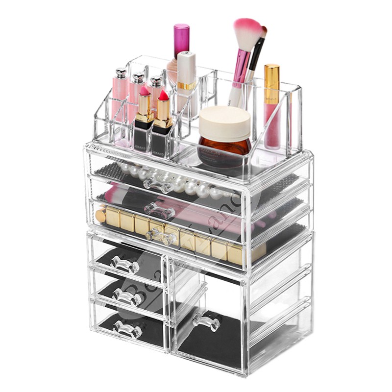 Beautyland 7 Drawers Large Acrylic Cosmetic Makeup Organizer