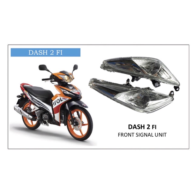 Honda Dash 2 Fi Dash110 2 Fi Dash125 Dash 125i Fuel Injection Front Signal Shopee Malaysia