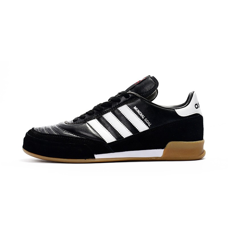 Original 100 Adidas Classic Mundial Goal Indoor Kangaroo Leather Indoor Flat Soccer Shoes Shopee Malaysia