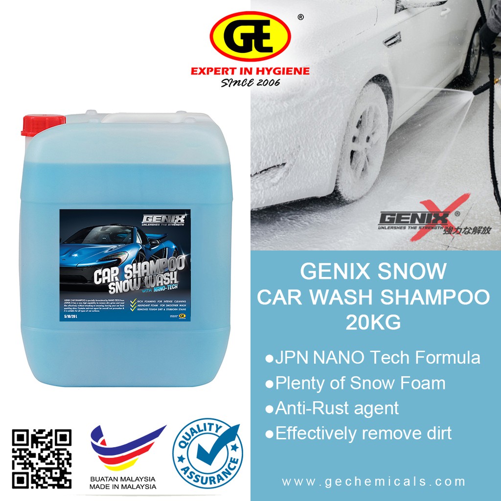 Snow Wash Car Wash Shampoo 20KG for Car Wash & Household (Snow Effect