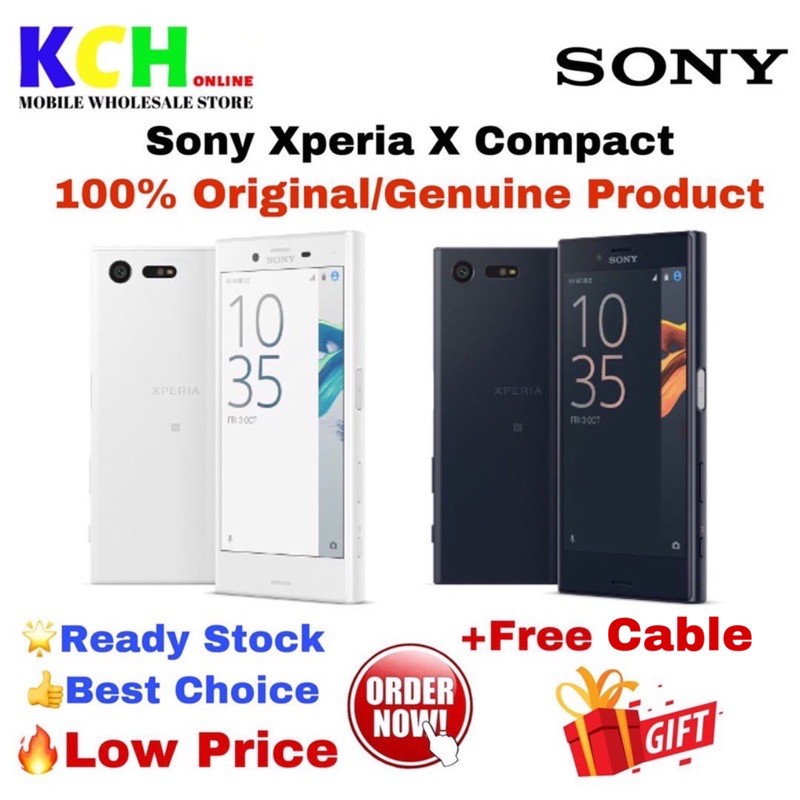 100 Original Sony Xperia X Compact 3gb Ram 32gb Rom Shopee Malaysia