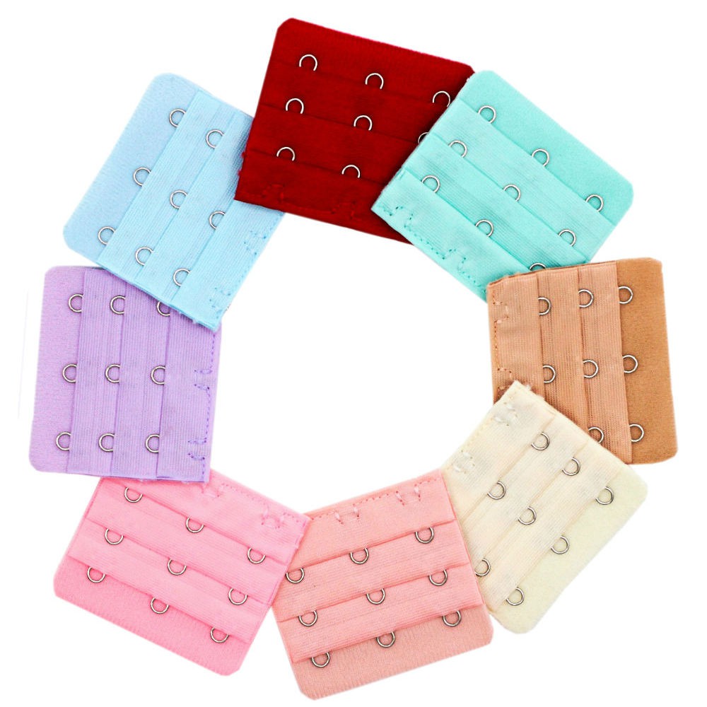 READY STOCK . Back Bra Extender, 3 Hooks 3 Rows, Bra Extension Strap, 3