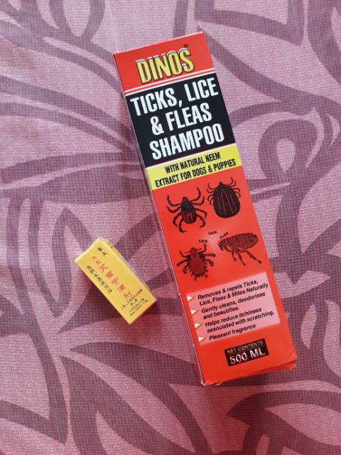 Dinos Flea&Ticks Shampoo 500ML  Shopee Malaysia