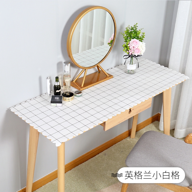 Ins Makeup Table Tablecloth Net Red Dresser Shoes Cabinet