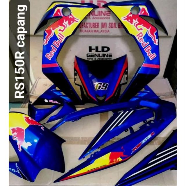 Buy Coverset Rs150 V1 V2 Redbull Blue Seetracker Malaysia