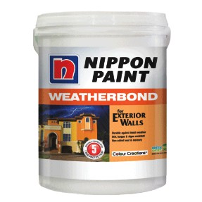  Nippon  Weatherbond  Exterior Wall White 20  Liter  Cat  