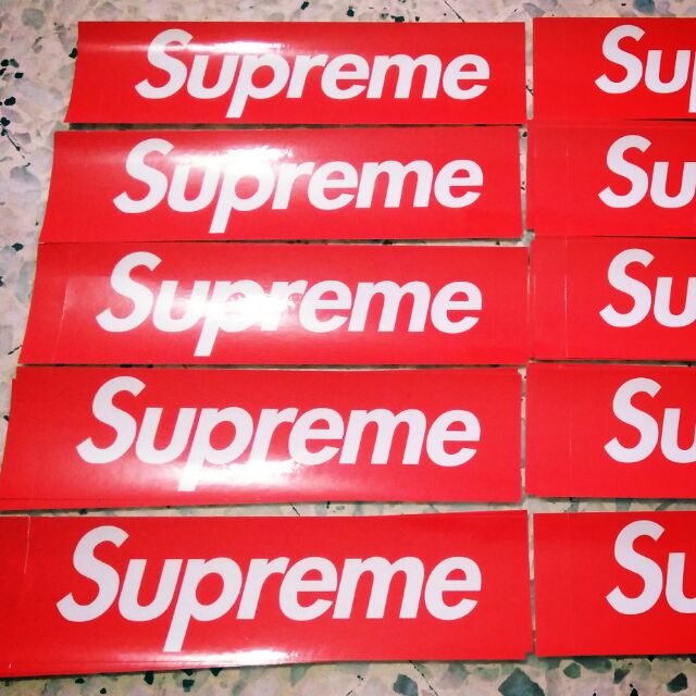 authentic supreme stickers