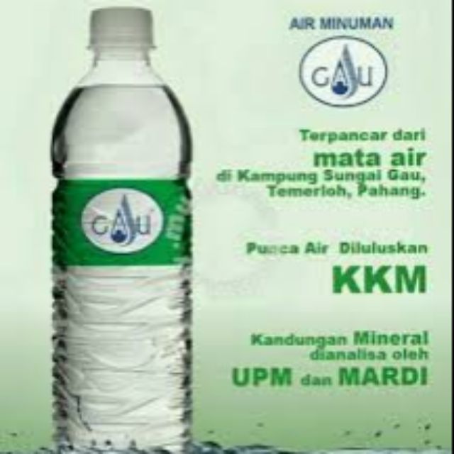  Air Minuman  Gau 1 5L Air  Mineral Gau Water Mineral 