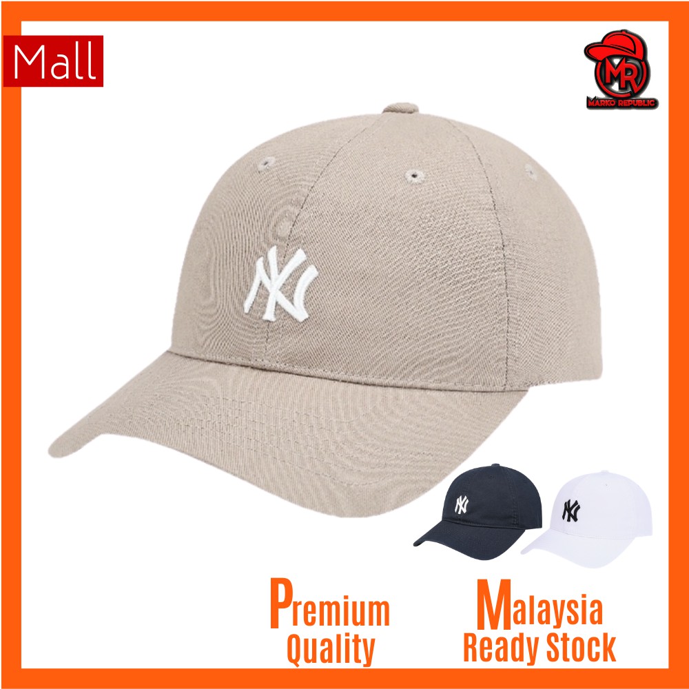 Mlb New York Ny Yankees Small Logo Men Women Baseball Cap With Adjustable Strap Shopee Malaysia