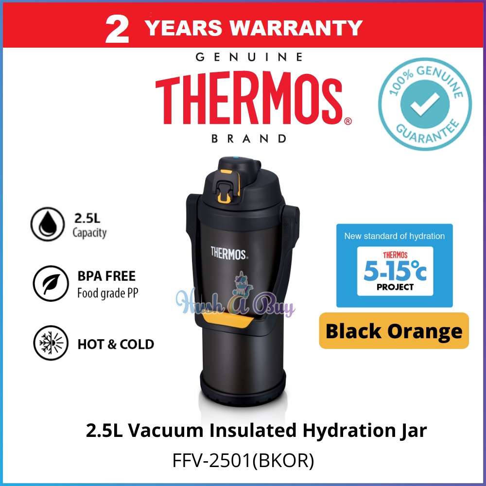 Thermos Hydration Sport Bottle With Pouch 1 5litre Vacuum Insulated Hydration Jar 2 5l 2 Years Warranty Hushabuy Shopee Malaysia