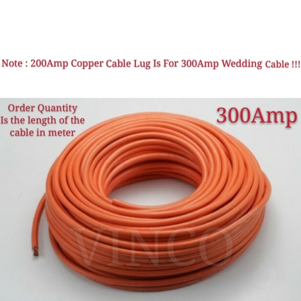 300AMP COPPER WELDING CABLE 1 METER Shopee Malaysia