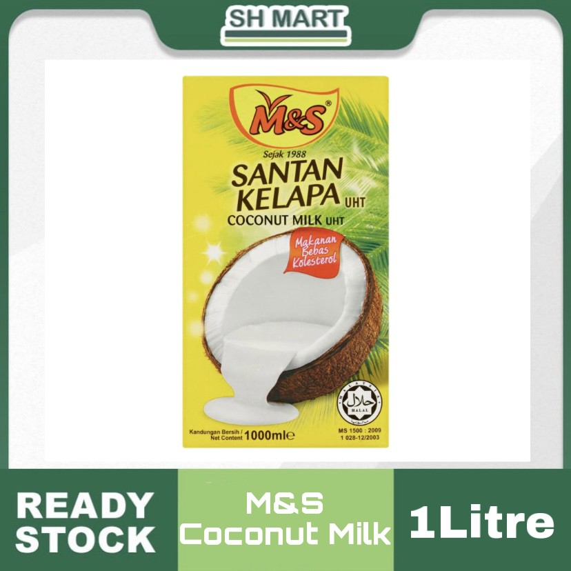 M&s Coconut Milk  M&s Santan Kelapa (1 Litre) 