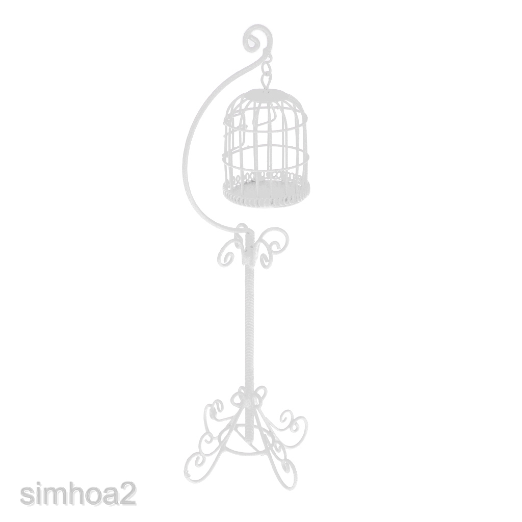 metal bird cage with stand