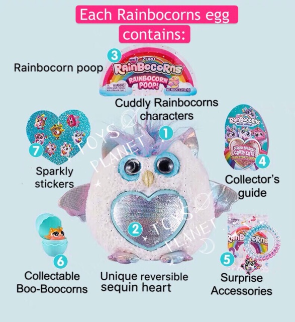 rainbocorns sequin surprise series 2