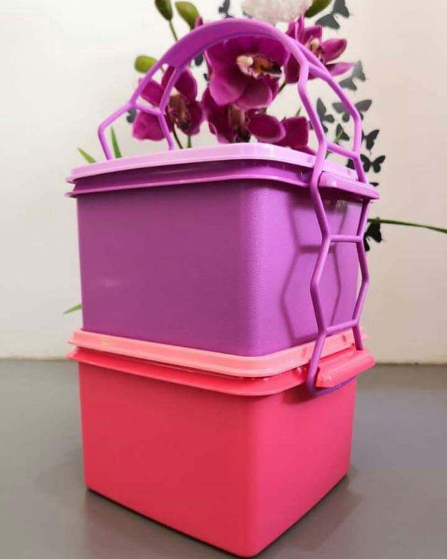 Ready Stock Tupperware Double Deep With Cariolier 1 7l