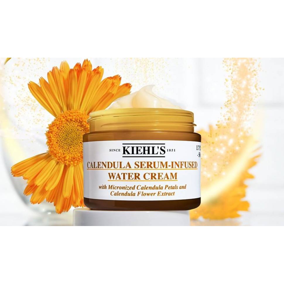 Kiehl S Calendula Serum Infused Water Cream 28ml 50ml Shopee Malaysia