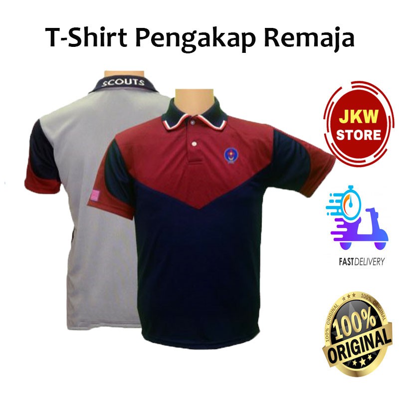 [NEW] BAJU T-SHIRT PENGAKAP REMAJA SEKOLAH MENENGAH LENGAN PENDEK ...