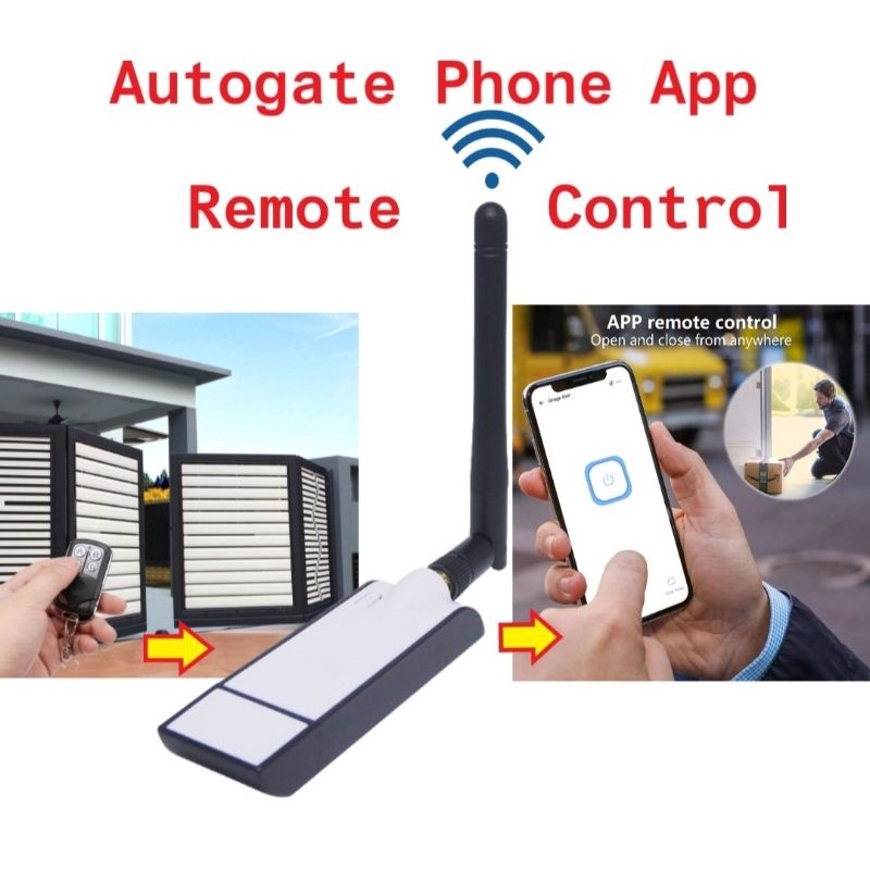 Autogate Smartphone Opener WIFI (Link Google Assistance, SIRI, Tmall