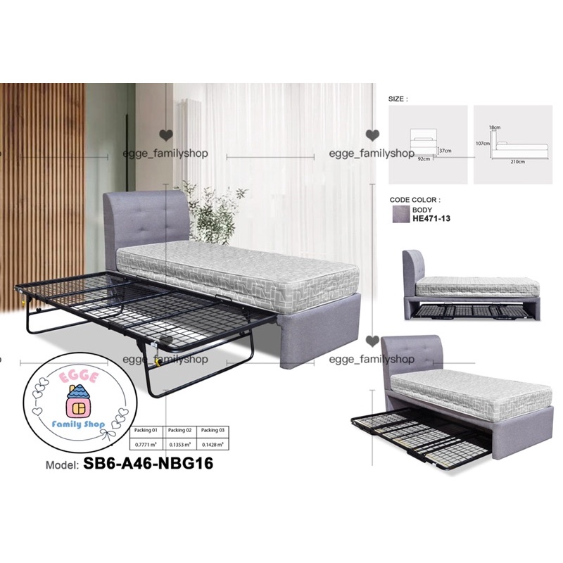SINGLE PULL OUT BED/SUPER SINGLE PULL OUT BED Shopee Malaysia