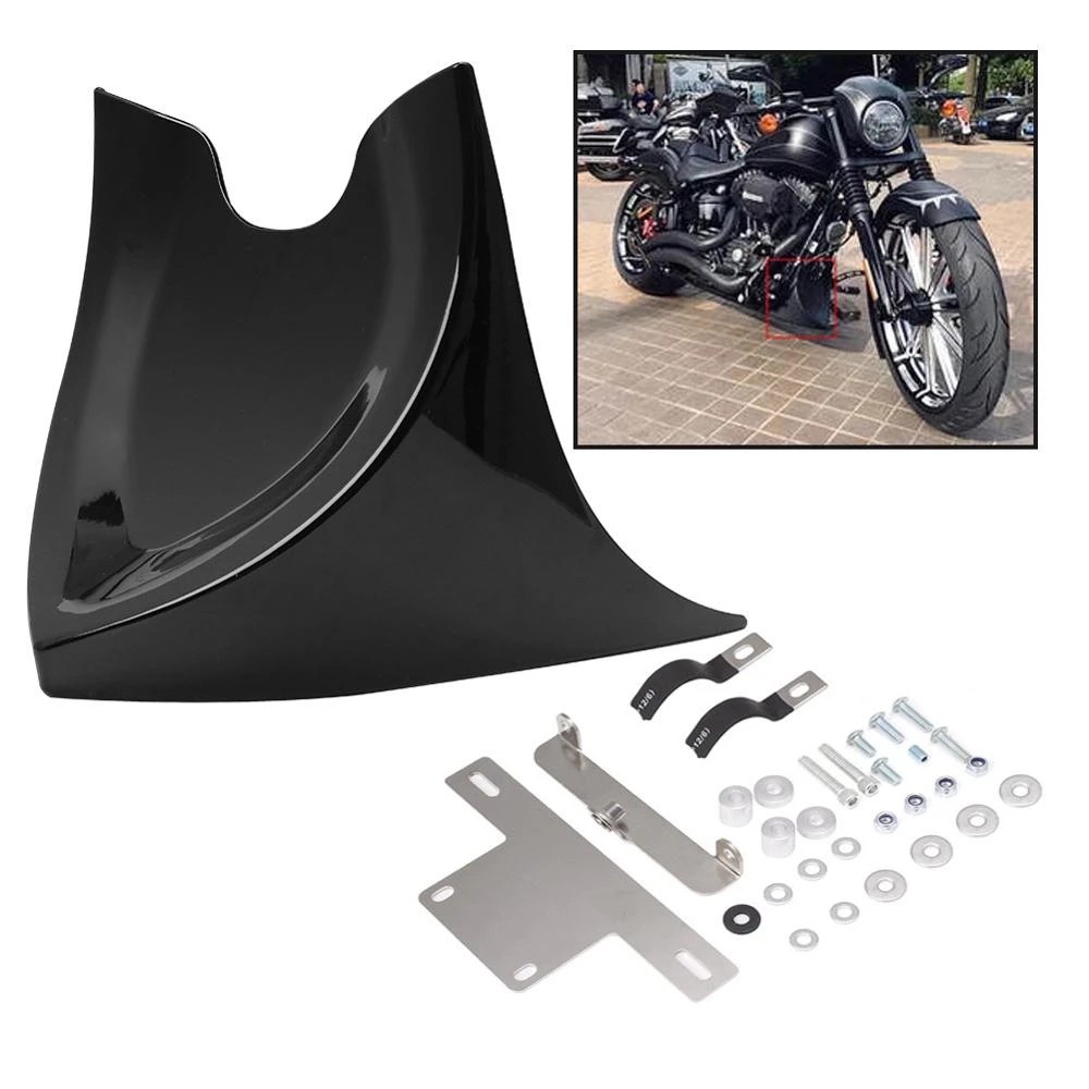 DYNAFIT Front Chin Fairing Mudguard Spoiler Fit For Touring Dyna Softail Road King TN 