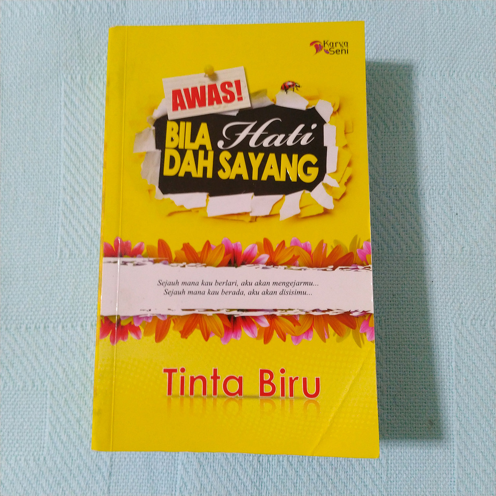 Novel Preloved Tinta Biru Awas Bila Hati Dah Sayang Shopee Malaysia