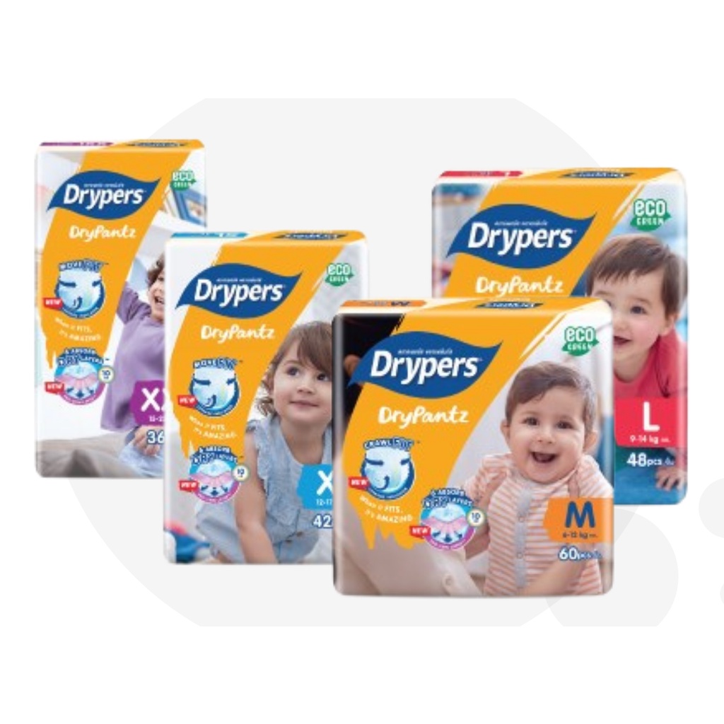 Drypers Drypantz (pants) [NEW PACKAGINGECO] M/L/XL/XXL Shopee Malaysia