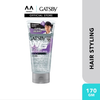 GATSBY Water Gloss (Tube) - Wet Look Hard 170g (mens hair gel, hair gel  hair styling, hair setting) | Shopee Malaysia