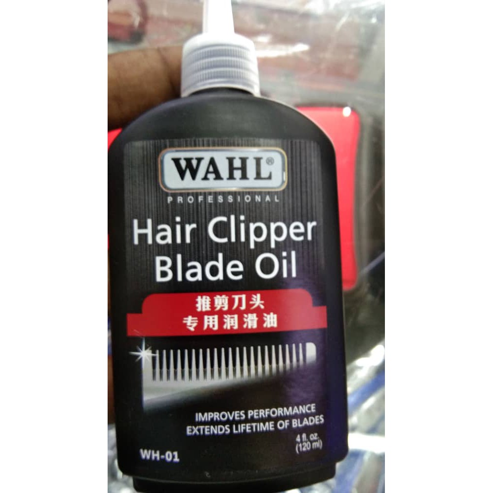 wahl clipper blade oil