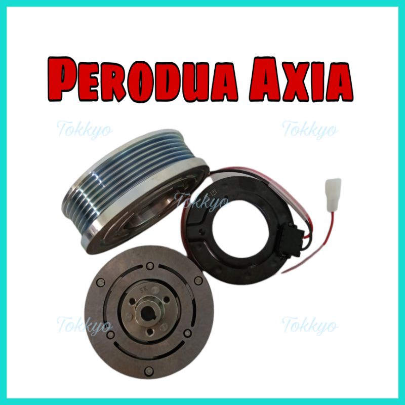 Perodua Axia 6PK 12V Aircond Compressor Clutch Pulley