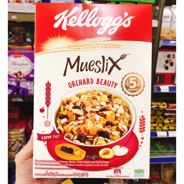 Kellogg's Mueslix Orchard Beauty Breakfast Cereal (Mix 5 types) Box