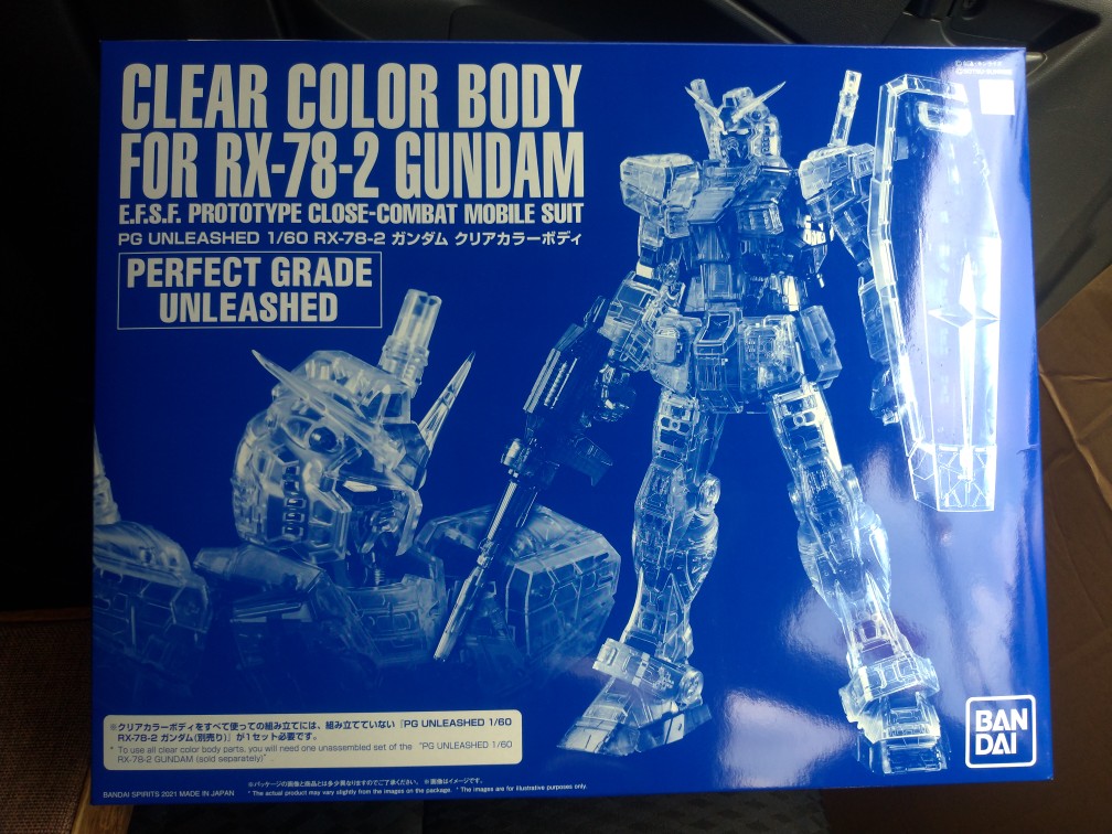 P Bandai Pg Unleashed 1 60 Rx 78 2 Gundam Clear Color Body Part Pb Premium Pgu Shopee Malaysia