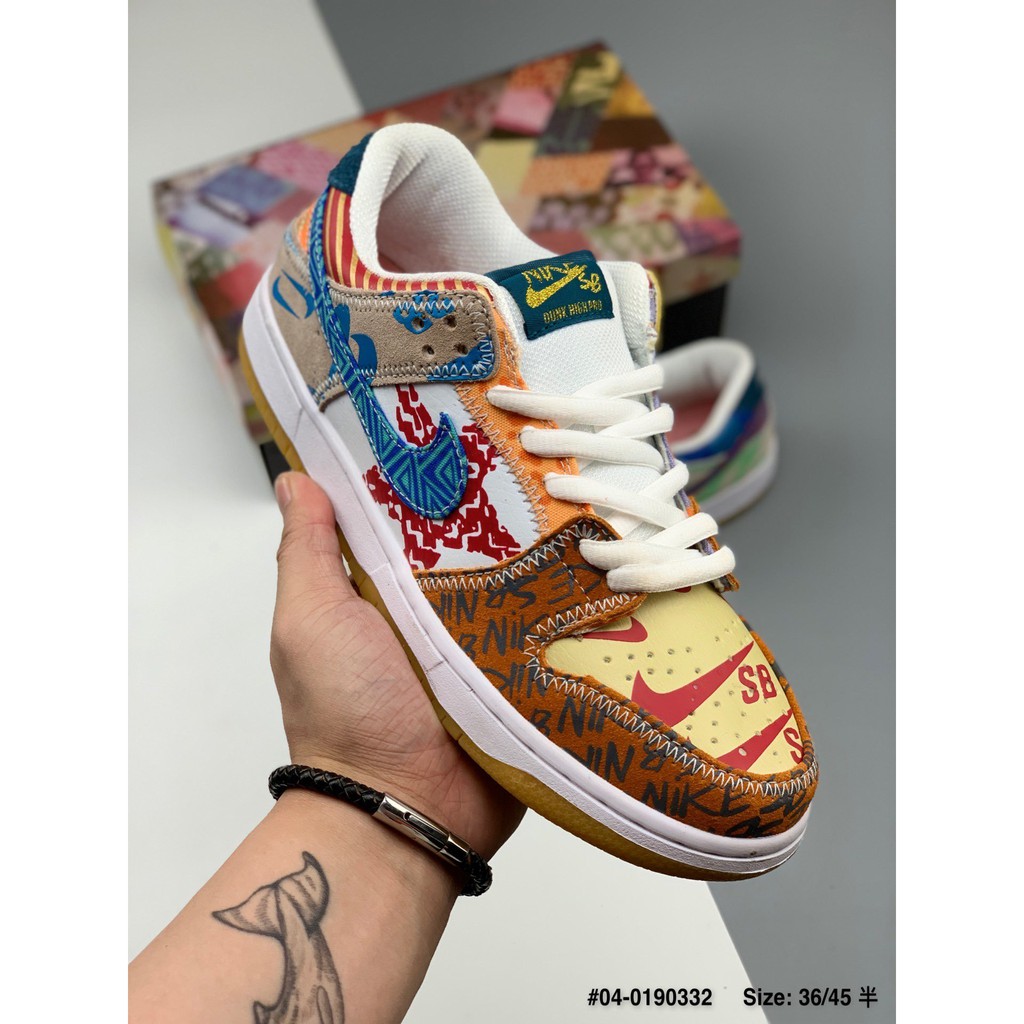 nike sb what the dunk thomas campbell