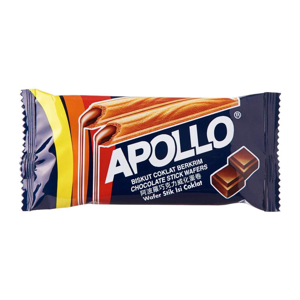 Apollo Stick Wafer Chocolate 11g X 12packs Shopee Malaysia